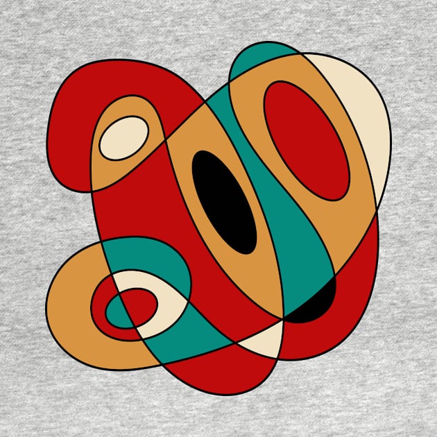 Surreal Amoeba #8 (Miro Inspired) by n23tees